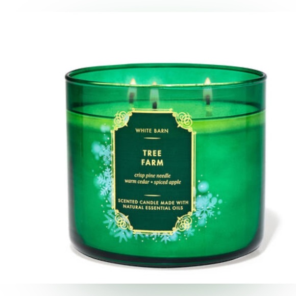Other - 3-Wick Candle in Tree Farm scent